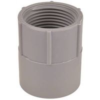 Carlon E942FR-CTN Conduit Adapter, 1" Female, 1-5/8" Dia, 1-15/16" L, PVC, Gray
