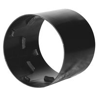 ADS N-12 Series 4" Pipe Coupling, Snap x Snap, Black Polyethylene