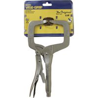Irwin 19 C-Clamp, 4 In Max Opening Size, Steel Body 11 In Locking C-Clamp