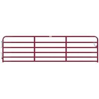 Behlen Country Heavy-Duty Gate, 192 in W x 50 in H, 16 ga Steel Frame, Bull Red