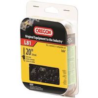 Oregon L81 Chainsaw Chain, 20 in L Bar, 0.63 Gauge, 0.325 in Pitch, 81-Link