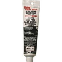Oatey Great White Pipe Joint Compound, 1 oz Tube, Liquid Paste, White