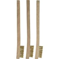 Linzer C301 Brush Set, Brass Bristle 3PC Mini Brush Set