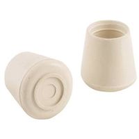 4PK 3/4" WHT Leg Tip