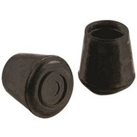 4PK 3/4" BLK Leg Tip