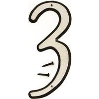 NUMBER HOUSE 3 PLST 4IN R