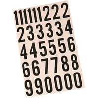 2" BLK/WHT Number Set