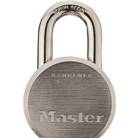 Master Lock Padlock, Keyed Differently, 7/16" Diameter Hardened Boron Alloy Steel Shackle