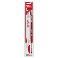 Milwaukee 48-00-5026 Reciprocating Saw Blade, 9" Length, 5 TPI, Bi-Metal Cutting Edge, 5PK