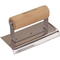 Vulcan 16921 Concrete Edger, 6" L Blade, 3" W Blade, 3/8" Lip, 1/4" Lip Radius