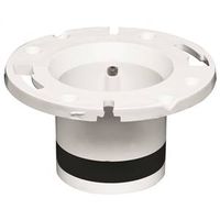 Oatey 4-Inch PVC Closet Flange, White (Model 43539)