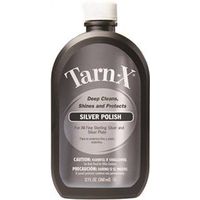Tarn-X TX-6 Tarnish Remover, 12 oz Bottle, Liquid, Slightly Acidic, Crystal Water White