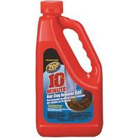 Zep Clog Remover, Liquid, Light Yellow, Slight Chlorine, 64 oz Bottle