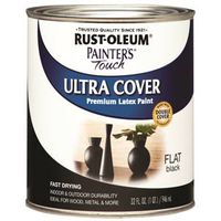 Acrylic Flat Black Paint - Brush-On Formula