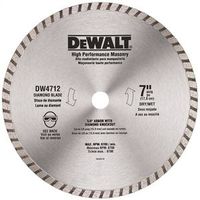 DEWALT 7-Inch Circular Blade with 7/8-Inch Arbor and Diamond Cutting Edge (DW4712)