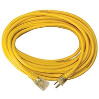 CCI 2885 Extension Cord, 12 AWG Cable, 100 ft L, 15 A, 125 V