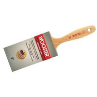 Wooster 4176-3 Paint Brush, 3 in W, 3-3/16 in L, Nylon/Polyester Bristle, Varnish Handle