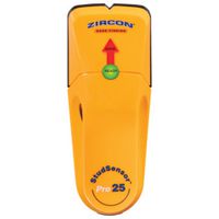 Zircon Stud Sensor with 9V Battery, 3/4" Detection for Metal and Wood (Model 69647)