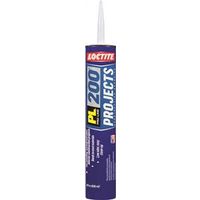 Loctite 1390602 Project Construction Adhesive, Off-White, 28 fl oz Cartridge 28OZ PL200 Adhesive