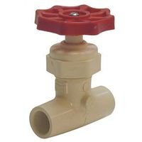 B&K Stop Valve, 3/4" Connection, Solvent Weld, 100 PSI, CPVC Body (105-224)
