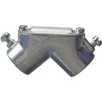 Halex 14407 Set Screw Pull Elbow, 90° Angle, 3/4 in, Zinc, 10/BX