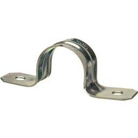 Halex 26125 Conduit Strap, 1-1/2 in, Steel, Galvanized, 2 Pack