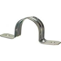 Halex 26163 Conduit Strap, 1 In, Steel, Galvanized, EMT 2-Hole Strap
