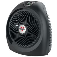 Vornado AVH2 Series Smart Vortex Heater, 13A, 120V, 750/1500W, 5120 BTU, Black