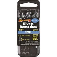 Rivet Medium Steel 1/8" x 1"