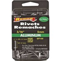 50 Pack Short Aluminum Rivets