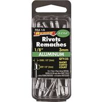25-Pack Short Aluminum Rivets