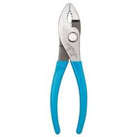 Channellock 526 Slip Joint Plier, 6-1/2 in OAL, 3/4 in Jaw Opening, Blue Comfort-Grip Handle