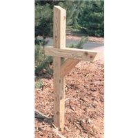 UFP 106053 Mailbox Post, 4" L x 4" W x 72" H, Pressure-Treated Wood
