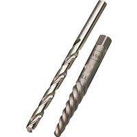 Irwin 53701 Series Extractor and Drill Bit Set, #1 Shank, 1/4 In Drill Bit, HSS