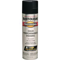 Rust-Oleum Enamel Spray Paint, Flat, Black, 15 oz Can