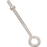 National Hardware N221-135 Eye Bolt, 1/4-20 Thread, 3 in L Thread, Steel, Zinc 1/4x5 Eye Bolt