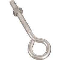 National Hardware N221-226 Eye Bolt, 5/16-18 Thread, 2-1/4 in L, 3/4 in ID Dia Eye, Steel, Zinc