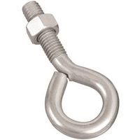 National Hardware N221-309 Eye Bolt, 1/2-13 Thread, 1 in ID Dia Eye, Steel, Zinc