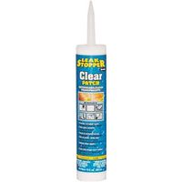 Gardner 0339-GA Rubberized Roof Patch, Thick Fluid Paste, 10 oz Cartridge, Clear Leak Stopper