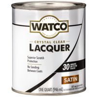 WATCO 63241 Clear Lacquer, Liquid, 1 Qt Can