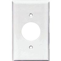 White Single Gang Wall Plate