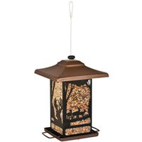 Perky-Pet Wild Bird Feeder Wilderness Lantern 2 lb Metal (8504-2)