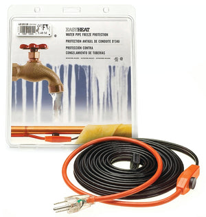 EasyHeat AHB-115A Pipe Heating Cable, 120 VAC, 15 ft L Auto Heating Cable