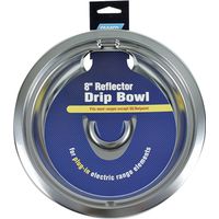 Camco USA 00393 Drip Bowl for Plug-In Electric Range Elements, 8 In Dia Pan Drip Electric Range Chro
