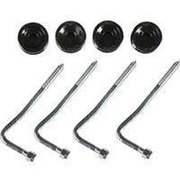 Zareba Corner Extension Insulator, Aluminum/Polywire/Steel, Black Plastic