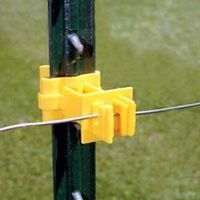 Zareba IT2XY-Z Series Snap-On Extender Insulator for 1-1/4 in Stubbed T-Posts