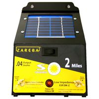 Zareba ESP2M-Z Low-Impedance Charger, 0.04 J Output Energy, 8 kV Output Energizer Solar 2MI 4V