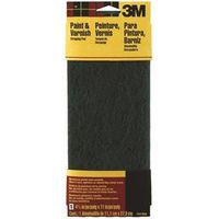 3M 7413 Stripping Pad, 11 in L, 4-3/8 in W, Coarse 4-1/2 x 11 Stripping Pad