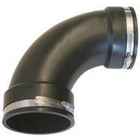 Fernco Flexible Qwik Elbow, 4" Mechanical Joint, PVC Body, 4.3 PSI Pressure (PQL-400)