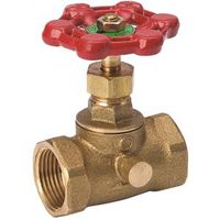 Southland Stop and Waste Valve, 1/2" FPT x FPT, 125 PSI, Brass Body (Model 105-103NL)